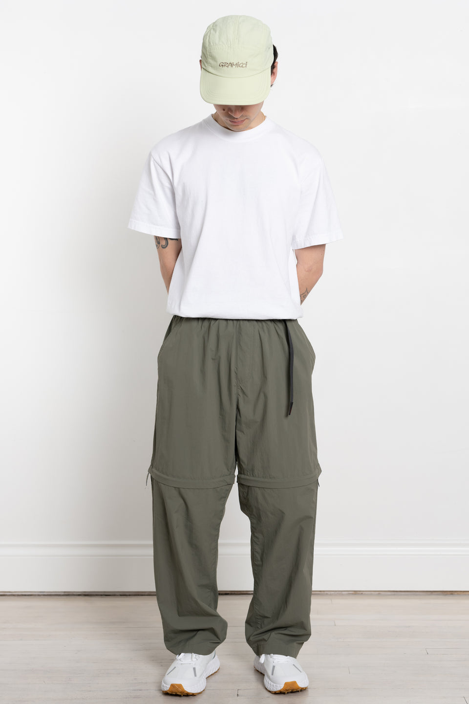 Gramicci Japan SS24 Men's Collection Calculus Clothing Online Canada Convertible Trail Pant Sage