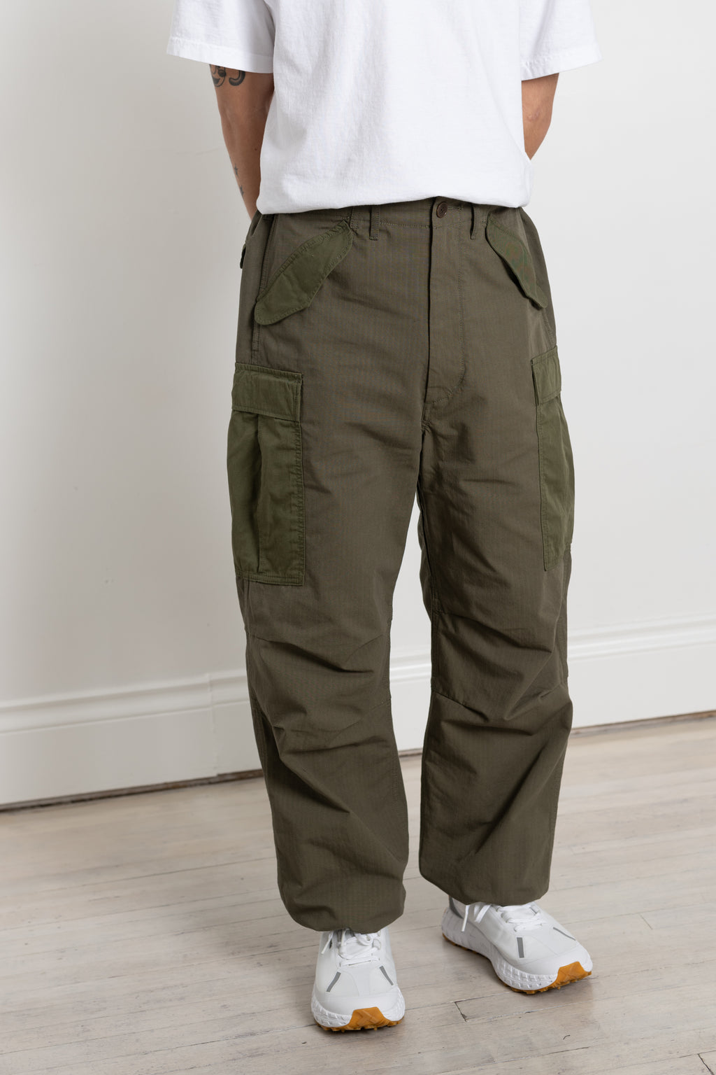 Cargo Pants- Beige - The Rusty Willow Boutique