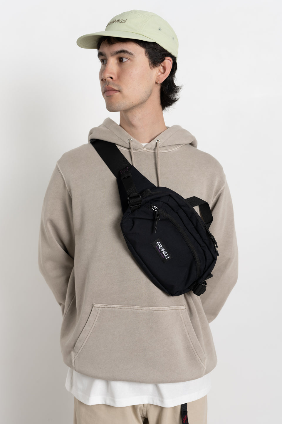 Gramicci Japan SS24 Men's Collection Calculus Clothing Online Canada Cordura Hiker Bag Black