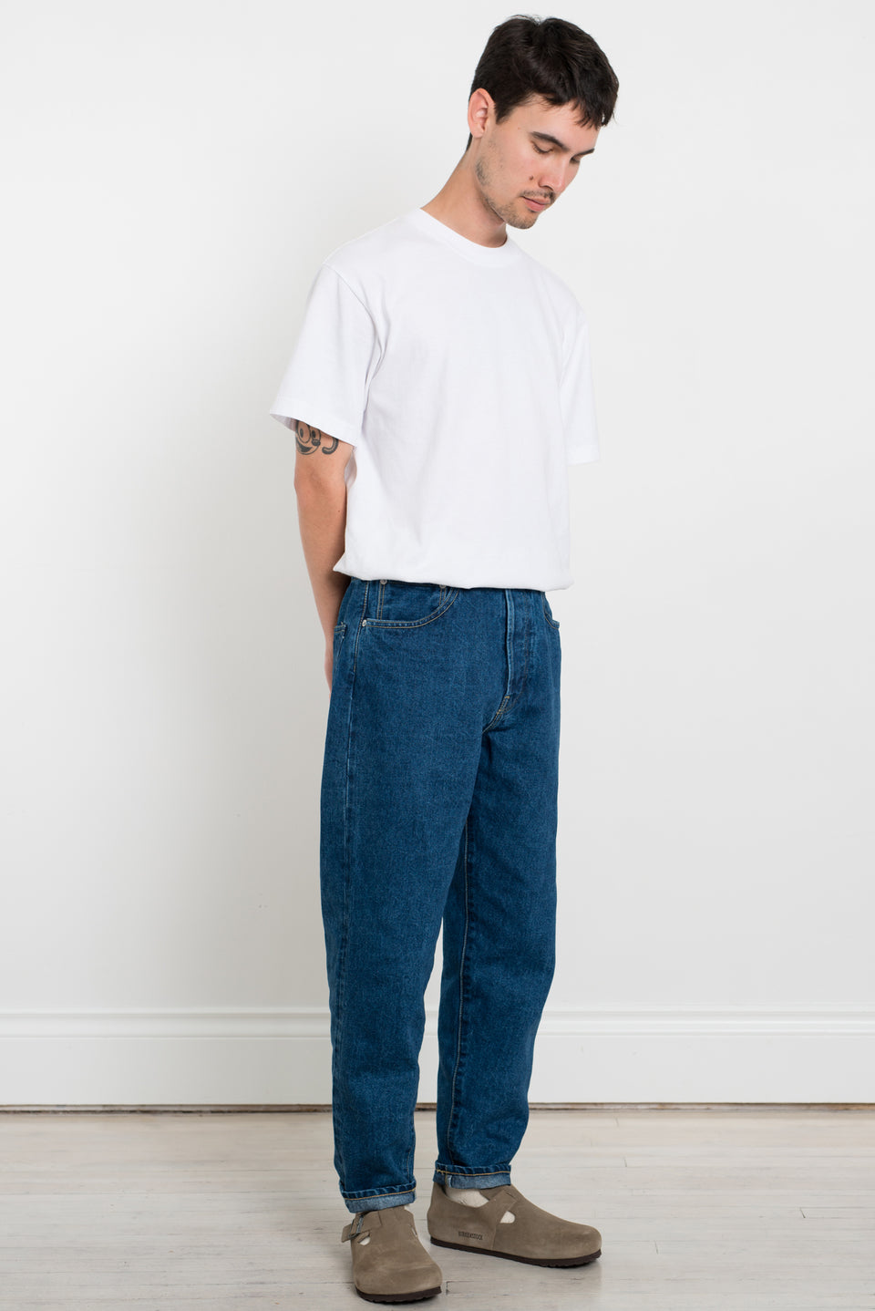 HATSKI Made in Japan SS23 Loose Tapered Washi Denim Used HTK-2001-W Calculus Victoria BC Canada