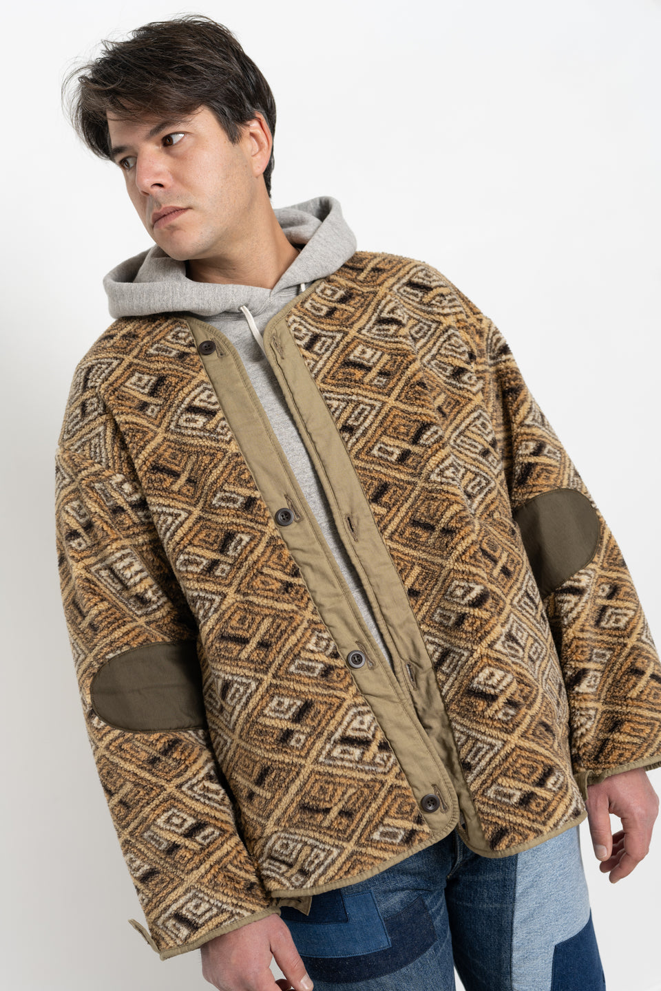 orSlow Japan 23AW FW23 Men's Collection African Pattern M-65 Fish Tail Coat Liner Jacket Calculus Victoria BC Canada