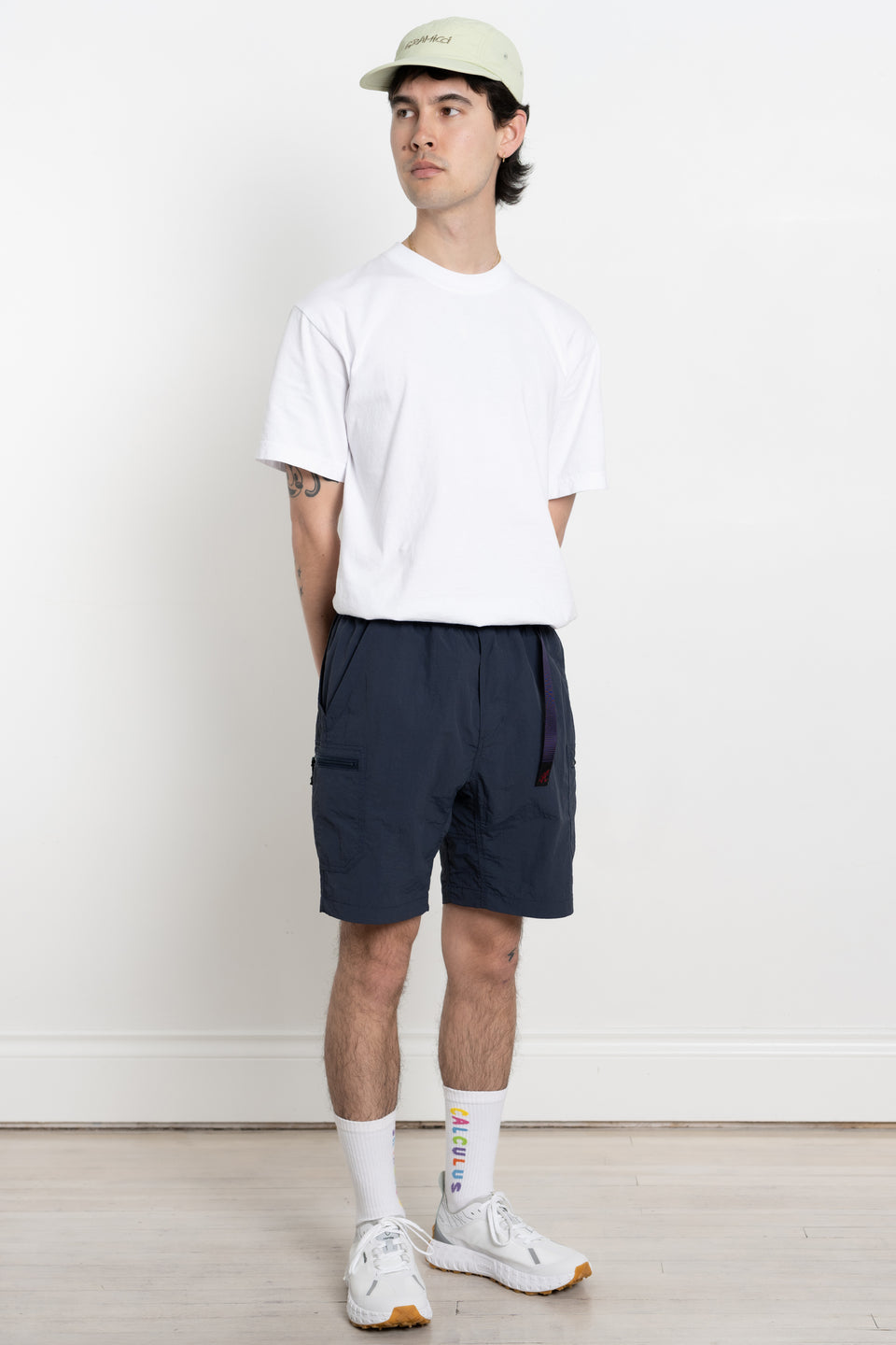 Gramicci Japan SS24 Men's Collection Calculus Clothing Online Canada Nylon Utility Short Navy