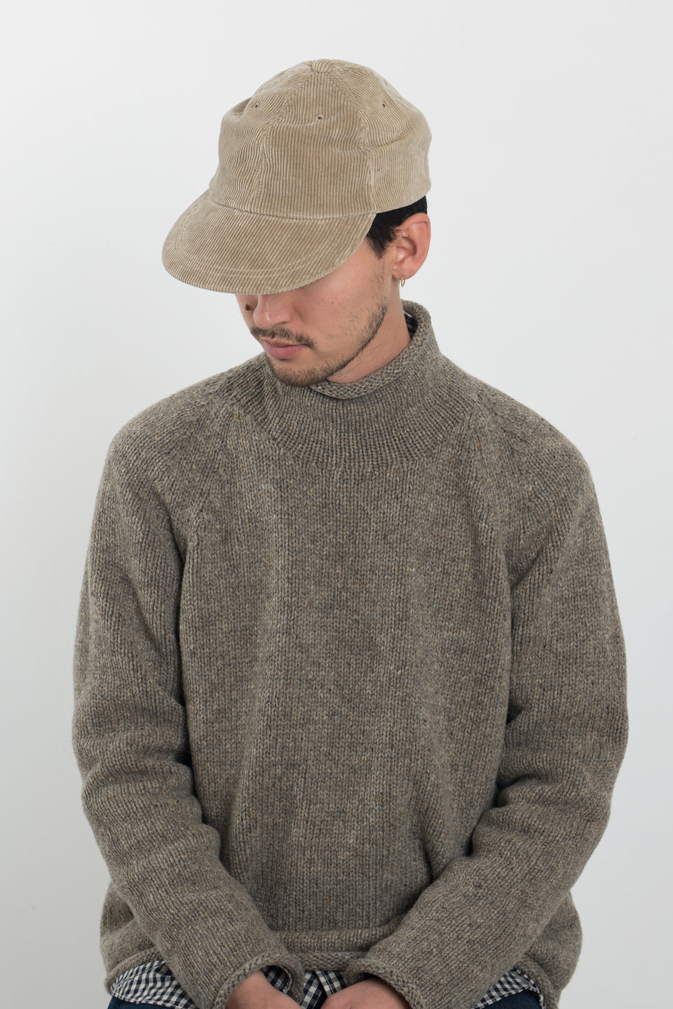 ENDS and MEANS FW22 Japan EM-ST-H03 Cord 6 Panel Cap Beige Calculus Victoria BC Canada