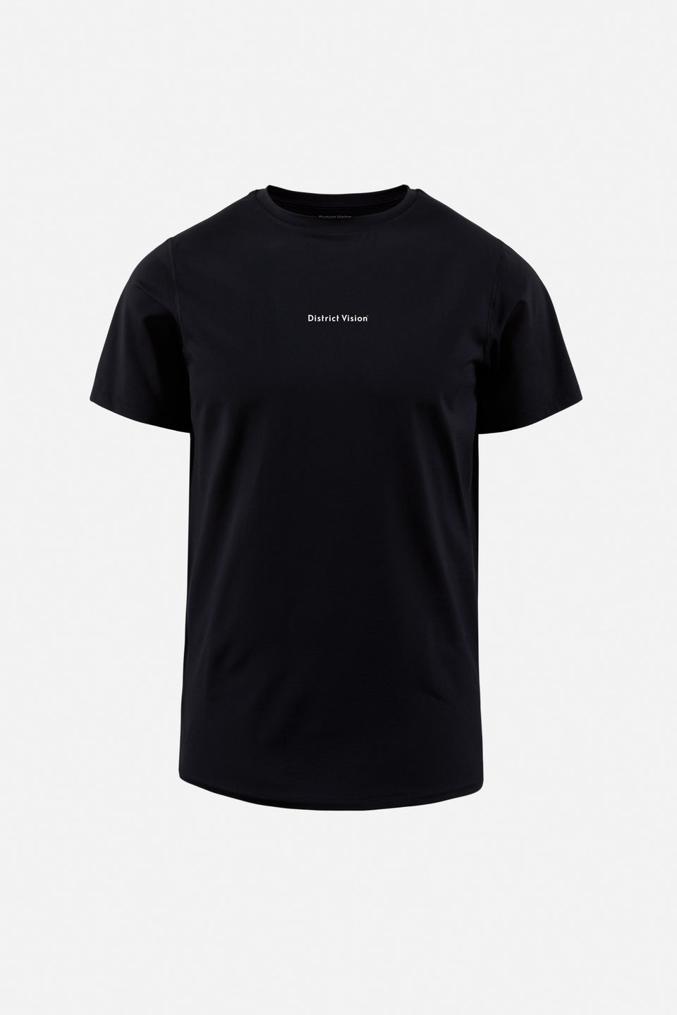 District Vision SS23 Aloe Short Sleeve T-Shirt Black Wordmark Calculus Victoria BC Canada