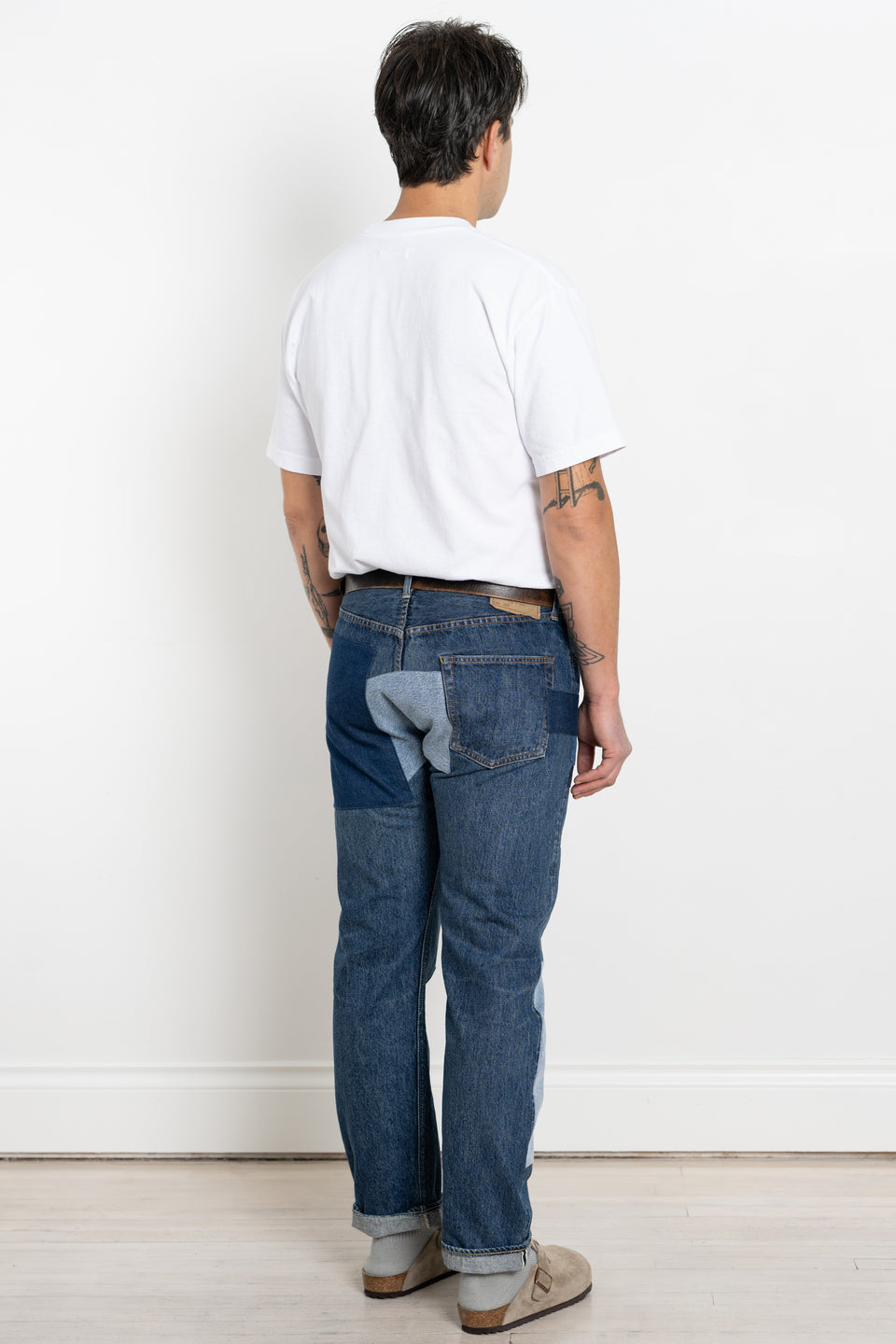 orSlow Japan 23AW FW23 Men's Collection 105 Patch Work Remake Jeans Calculus Victoria BC Canada