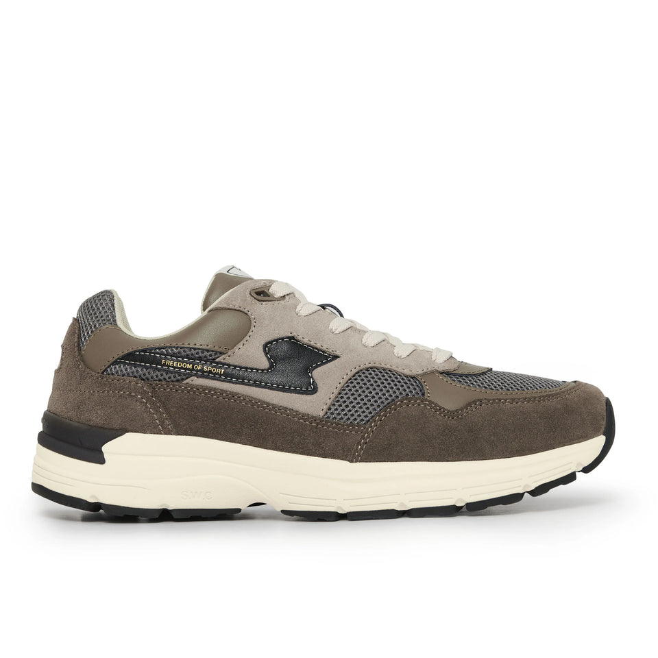 Stepney Workers Club East London FW23 Men's Collection Amiel S-Strike Suede Mix Grey Calculus Victoria BC Canada