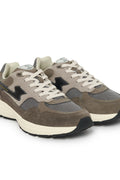 Stepney Workers Club East London FW23 Men's Collection Amiel S-Strike Suede Mix Grey Calculus Victoria BC Canada