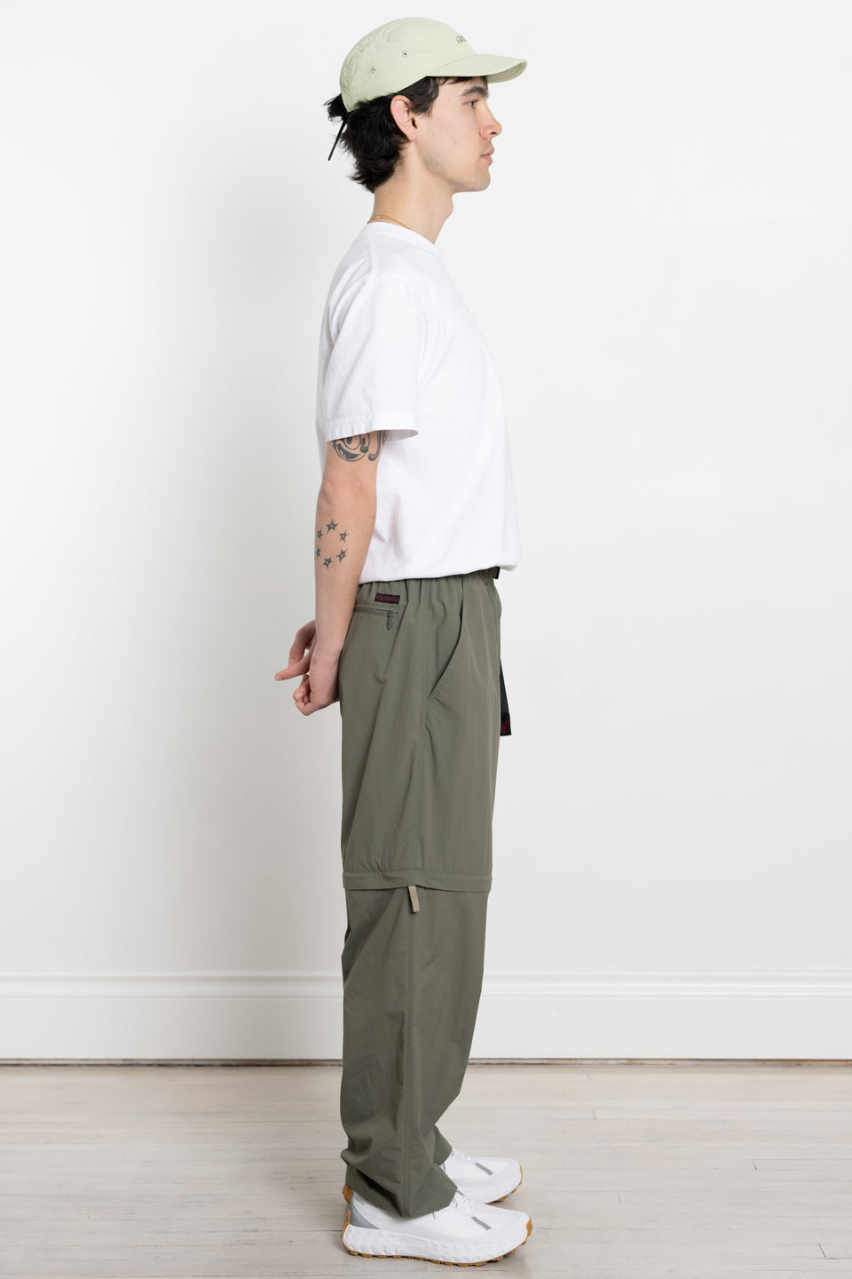Gramicci Japan SS24 Men's Collection Calculus Clothing Online Canada Convertible Trail Pant Sage
