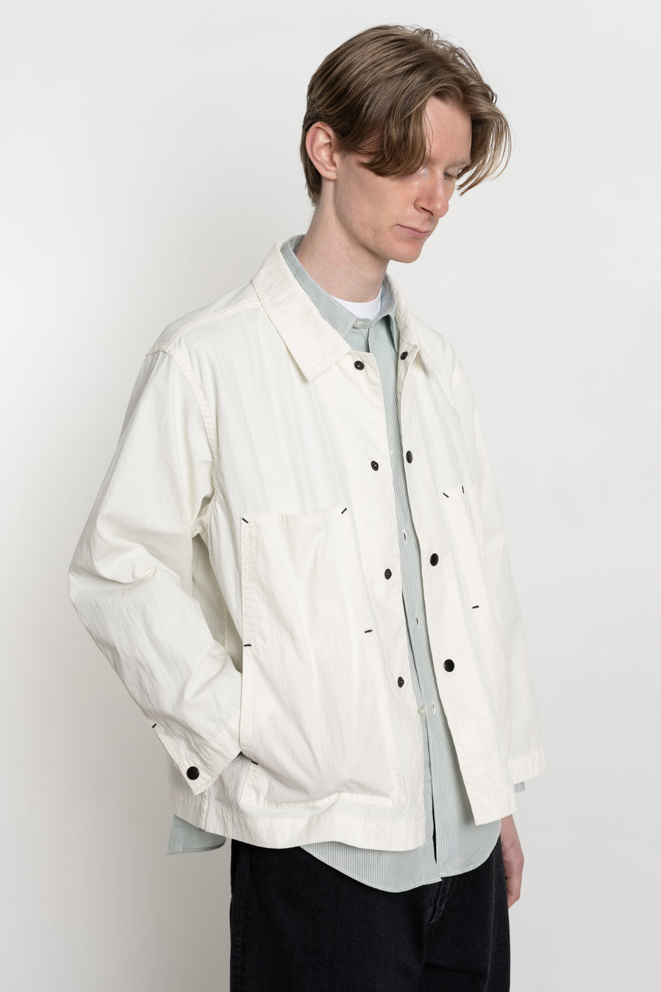 ENDS and MEANS spring summer 2024 SS24 24SS Men's Collection from Japan cover all jacket off white