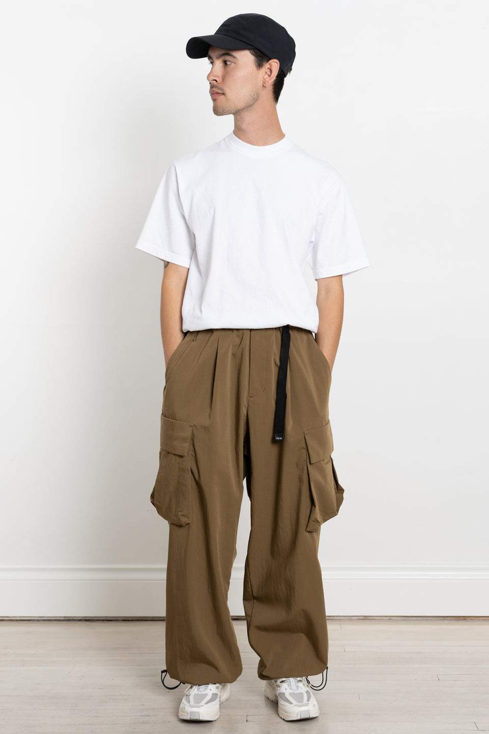 Gramicci Japan F/Ce. FW23 Men's Collection Gramicci by F/Ce. Technical Cargo Wide Pant Coyote Calculus Victoria BC Canada