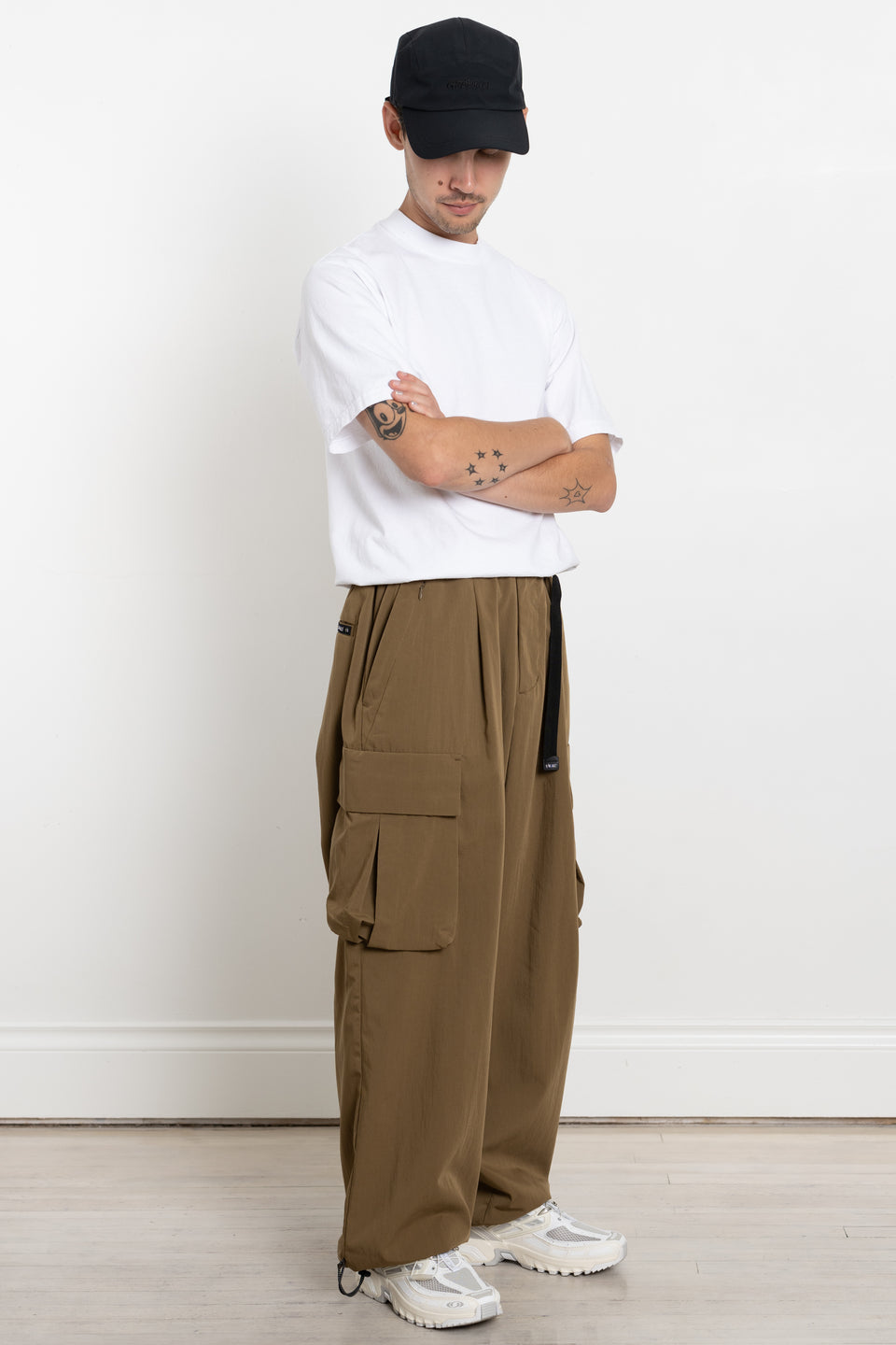 Gramicci by F/Ce. Technical Cargo Wide Pant Coyote