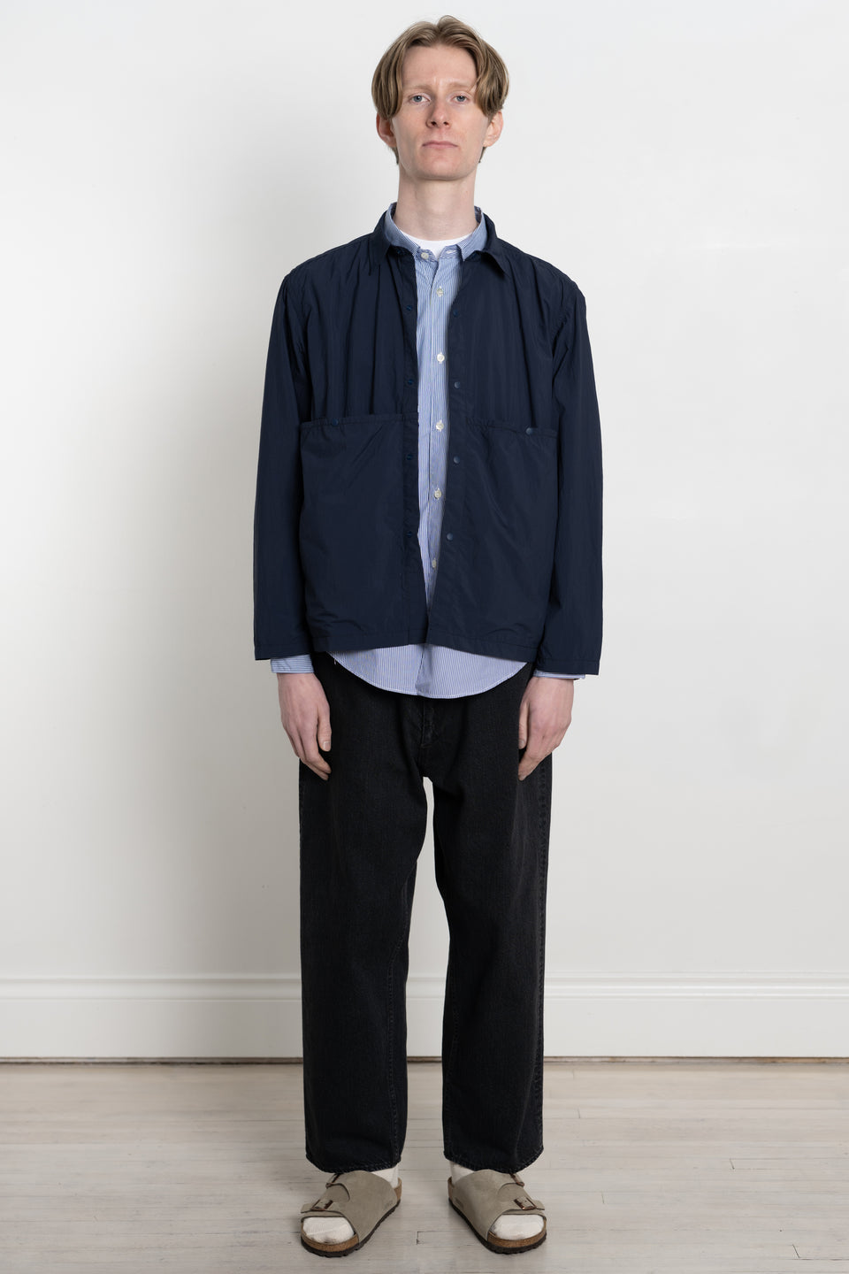 ENDS and MEANS spring summer 2024 SS24 24SS Men's Collection from Japan light shirts jacket navy