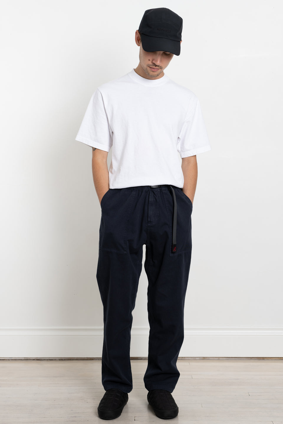 Gramicci Japan FW23 Men's Collection Loose Tapered Ridge Pant Double Navy Calculus Victoria BC Canada