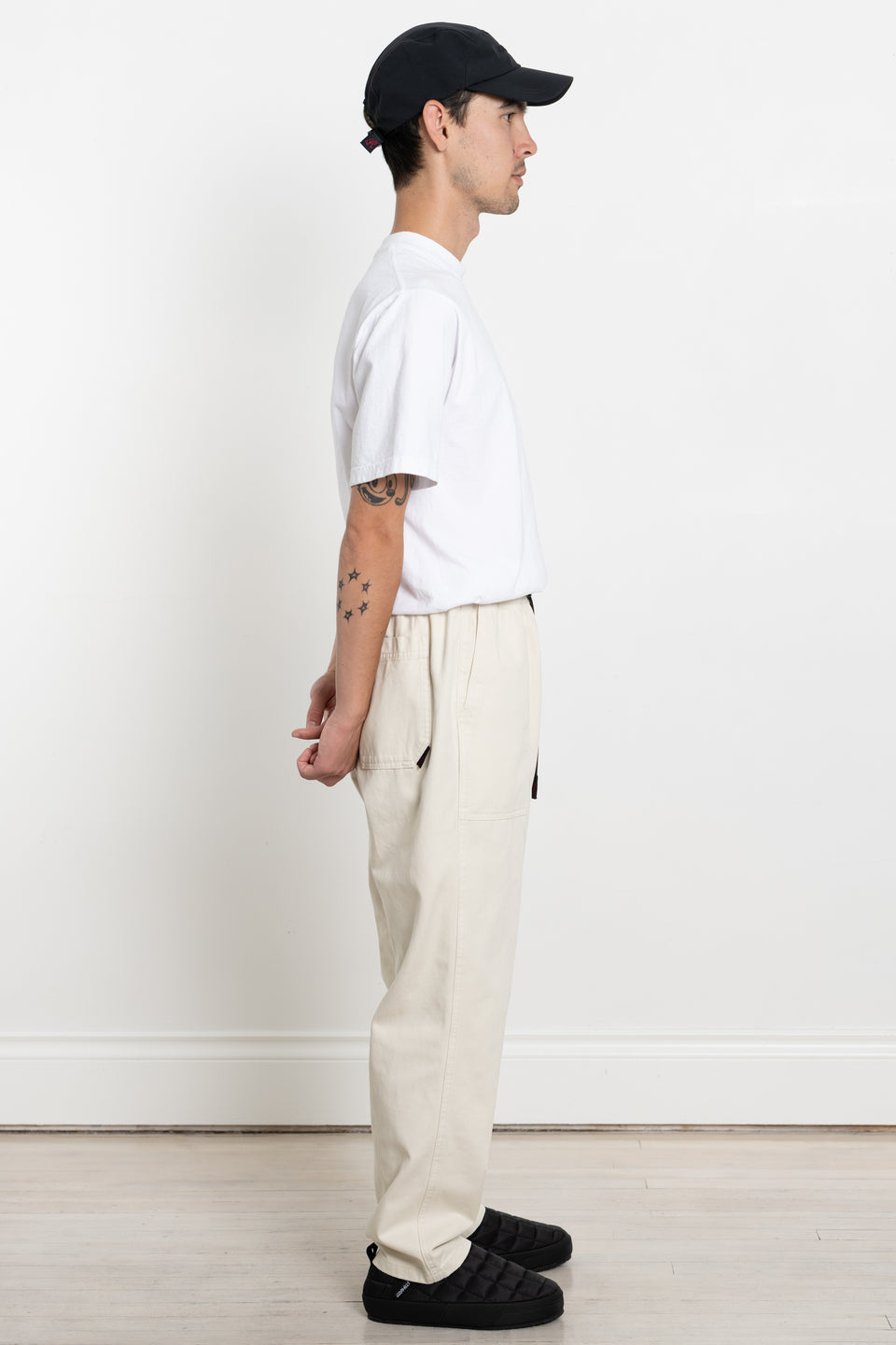 Gramicci Japan FW23 Men's Collection Loose Tapered Ridge Pant Greige Calculus Victoria BC Canada