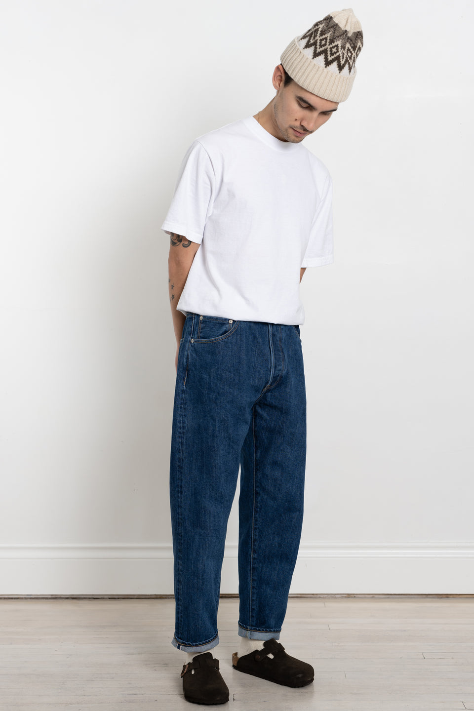 HATSKI Made in Japan Men's Collection FW23 Loose Tapered Selvedge Denim Used Calculus Victoria BC Canada