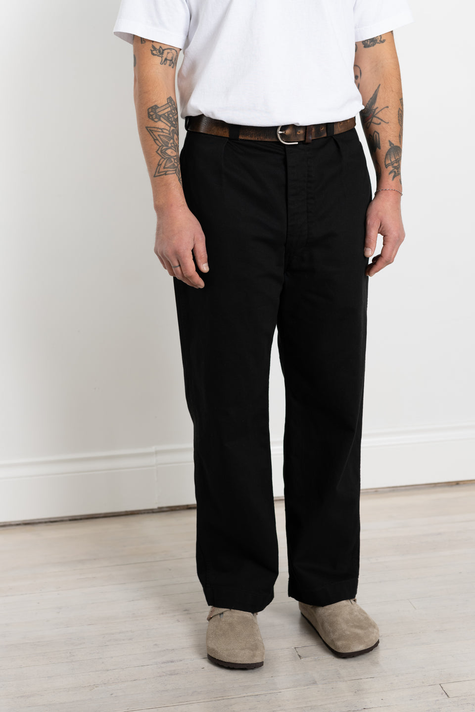 M-52 French Army Trouser Wide Fit Black / Calculus Victoria