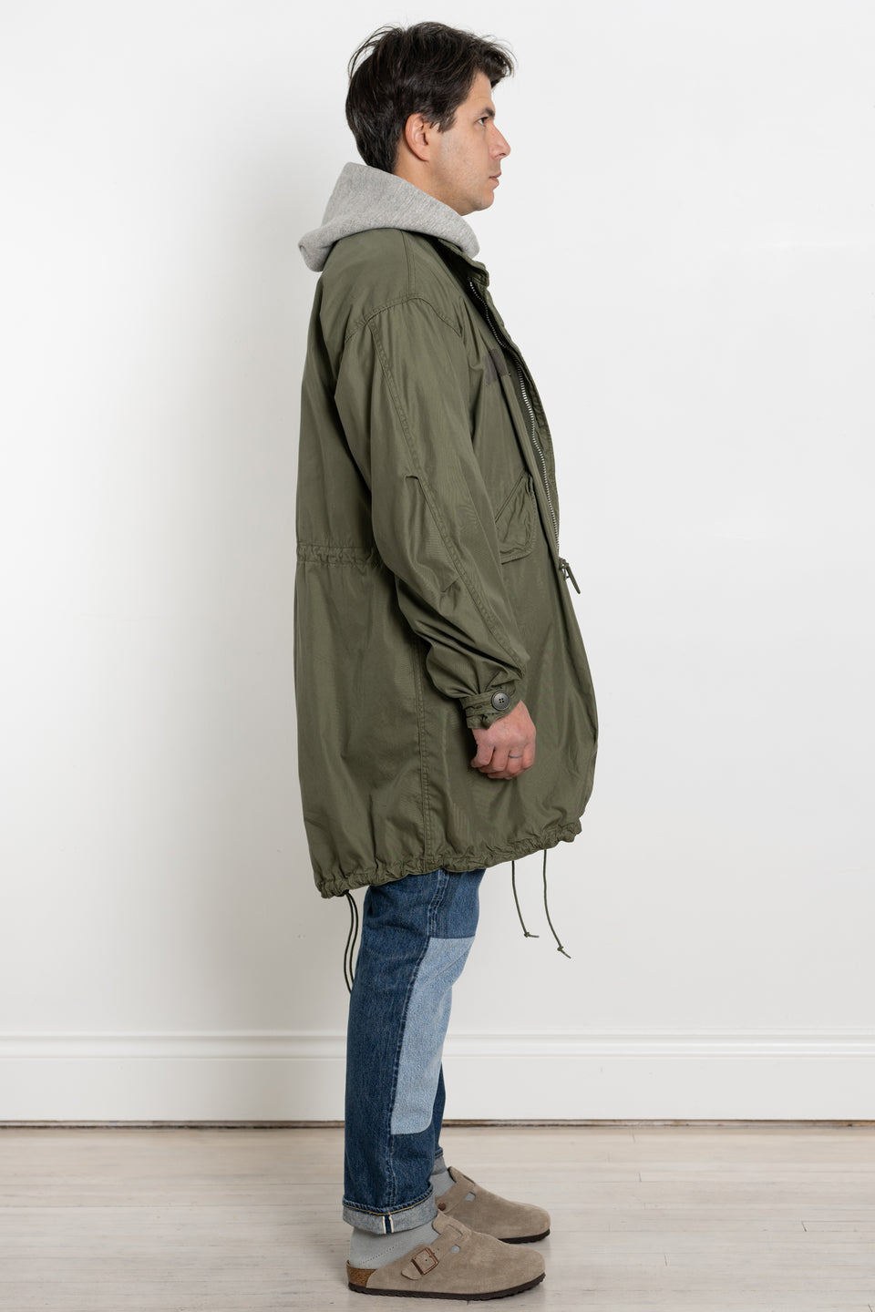 orSlow Japan 23AW FW23 Men's Collection M-65 Fish Tail Coat Army Green Calculus Victoria BC Canada