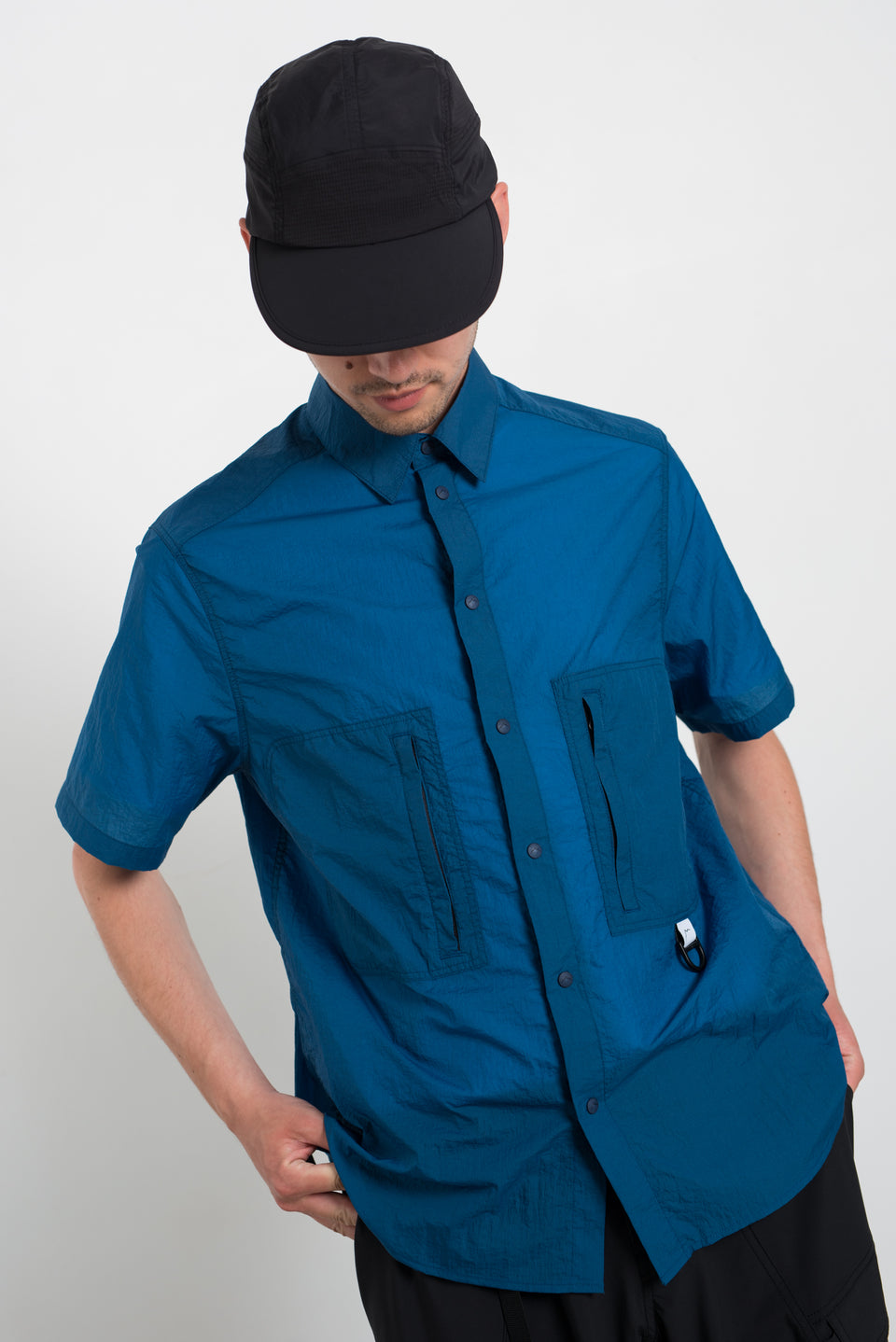 CAYL SS2 Nylon Short Sleeve Hiker Shirt Blue Calculus Victoria BC Canada