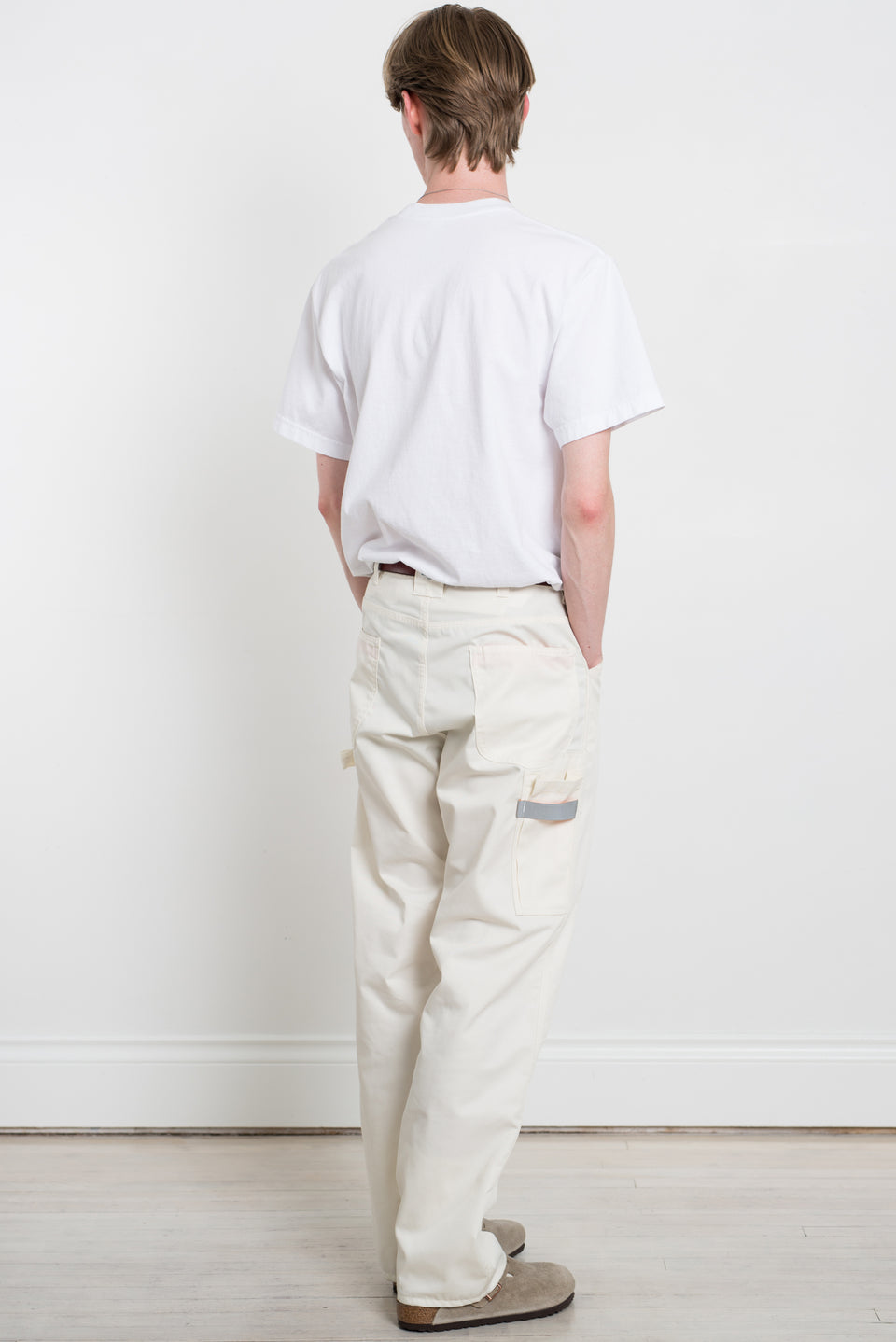 Sassafras SS23 Made in Japan SF-232015 Pruner Pants T/C Chino White Calculus Victoria BC Canada