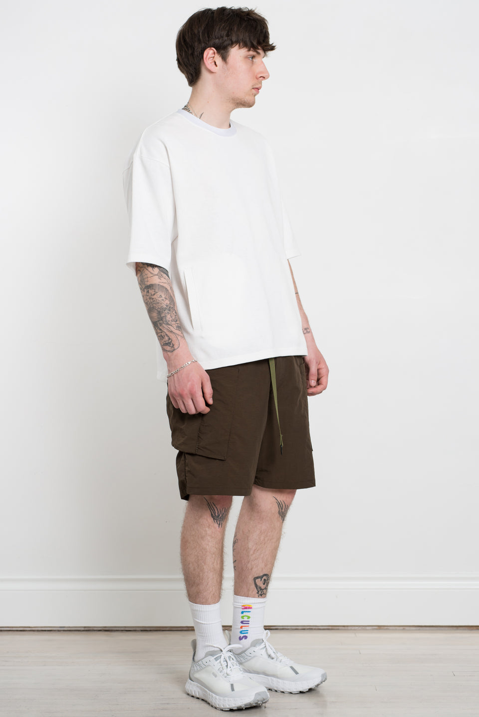 CMF Outdoor Garment 23SS SS23 Comfy Outdoor Garment Slow Dry Tee Half Sleeve White Calculus Victoria BC Canada