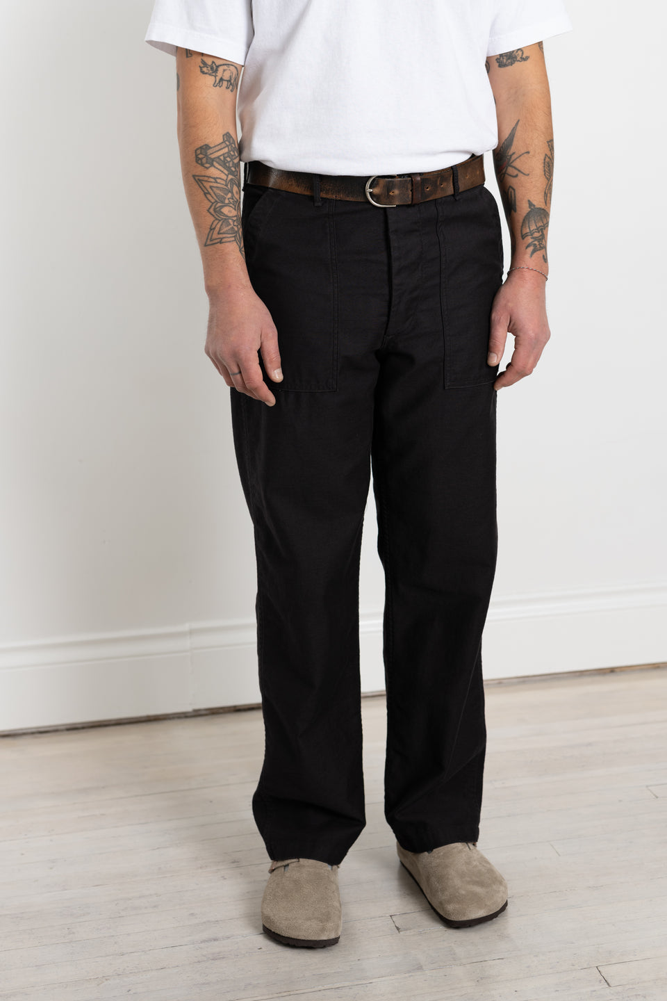 US Army Fatigue Pants Regular Fit Black