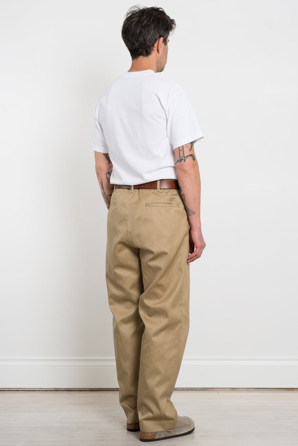 Vintage Fit 6 Pocket Cargo Pants Beige / Calculus Victoria