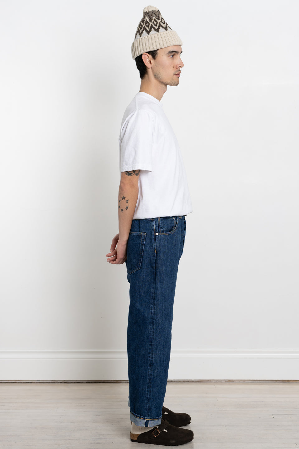 HATSKI Made in Japan Men's Collection FW23 Wide Tapered Selvedge Denim Used Calculus Victoria BC Canada