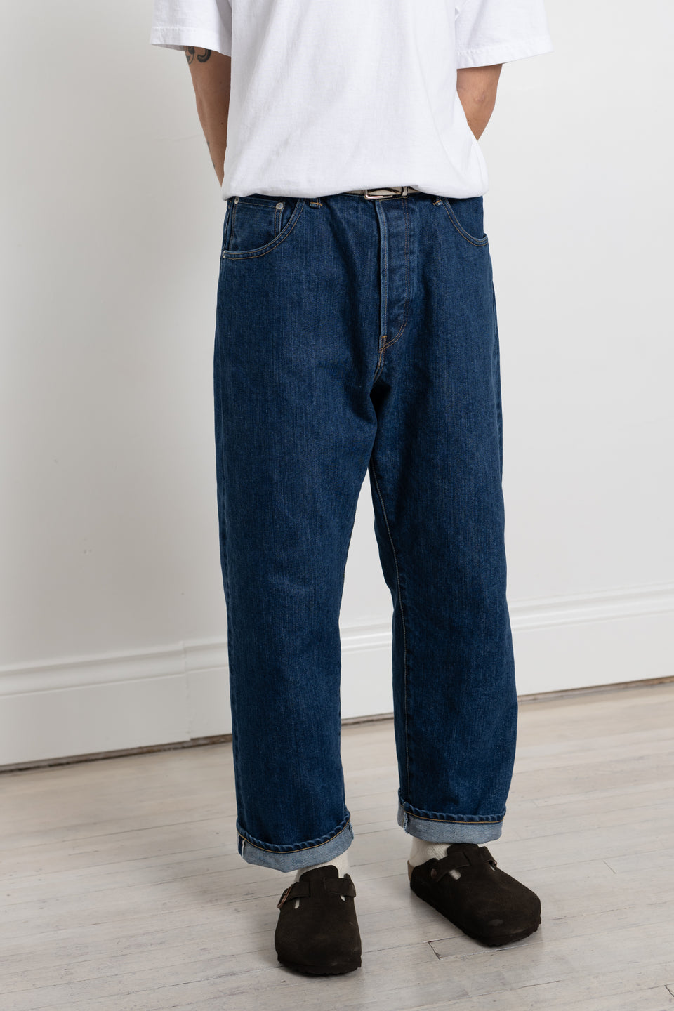 HATSKI Made in Japan Men's Collection FW23 Wide Tapered Selvedge Denim Used Calculus Victoria BC Canada