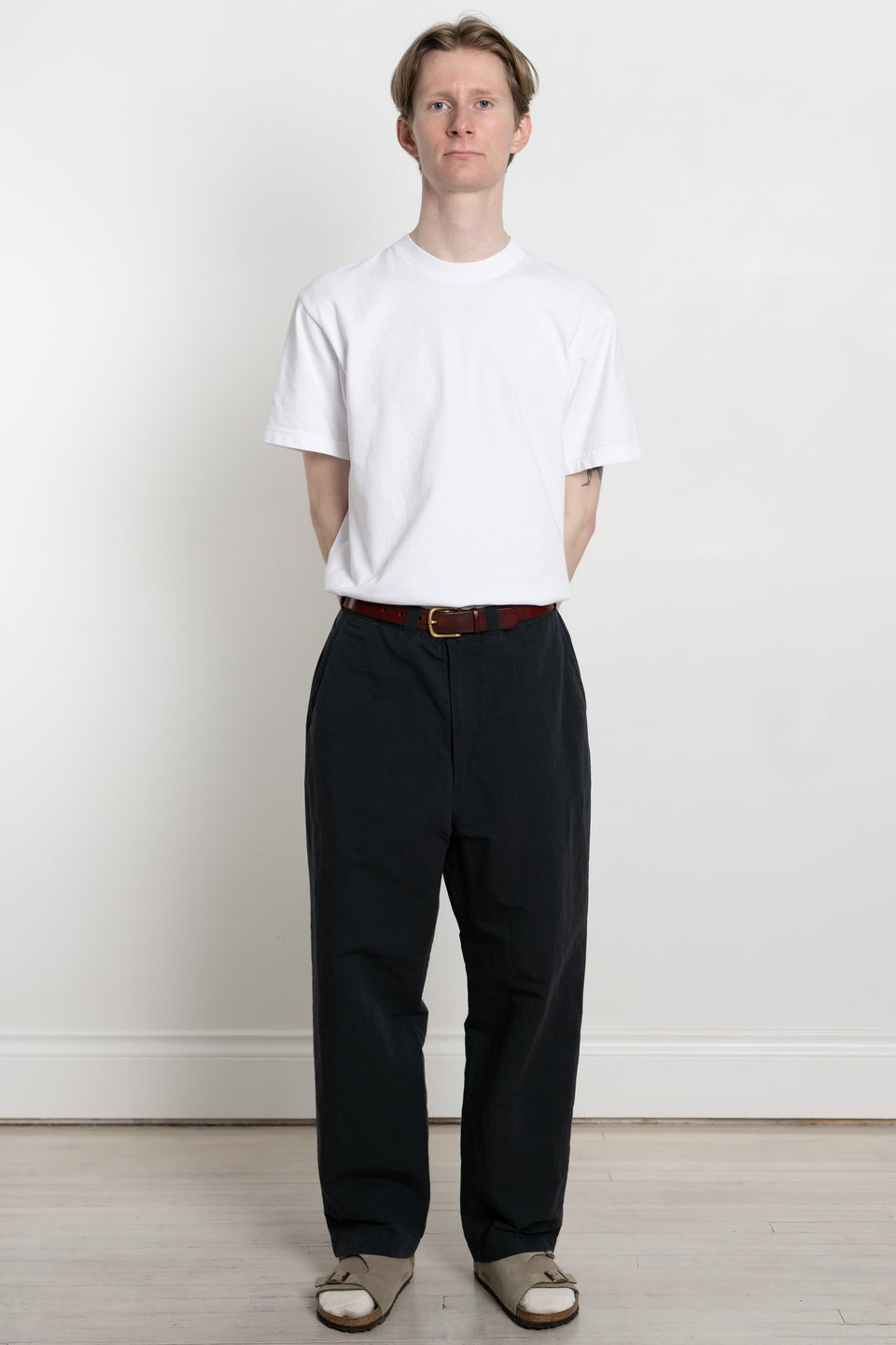 ENDS and MEANS spring summer 2024 SS24 24SS Men's Collection from Japan work chino charcoal