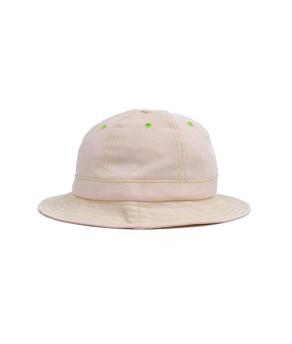 Pop Trading Company SS22 Lex Pott Bell Hat Natural White Calculus Victoria BC Canada