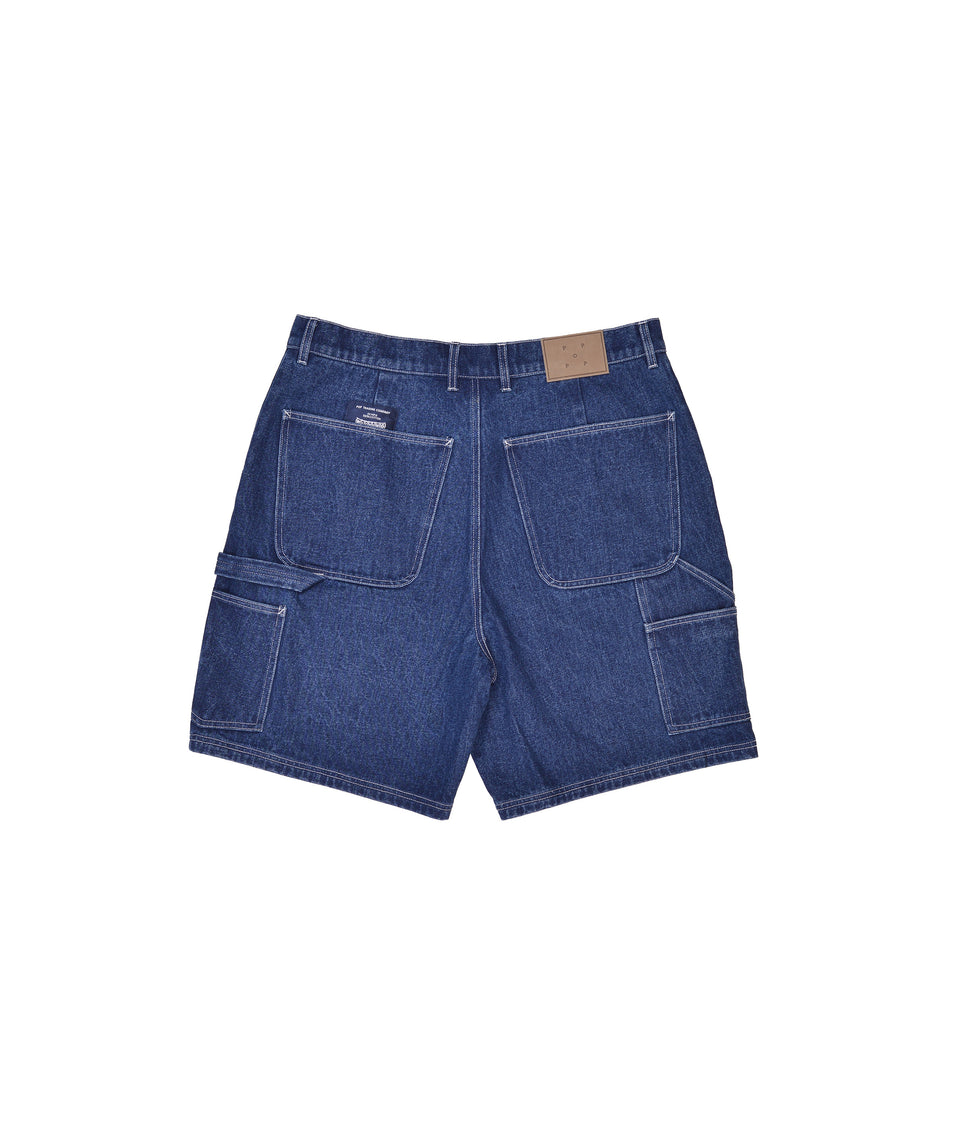 Pop Trading Company SS22 DRS Shorts Rinsed Denim Calculus Victoria BC Canada