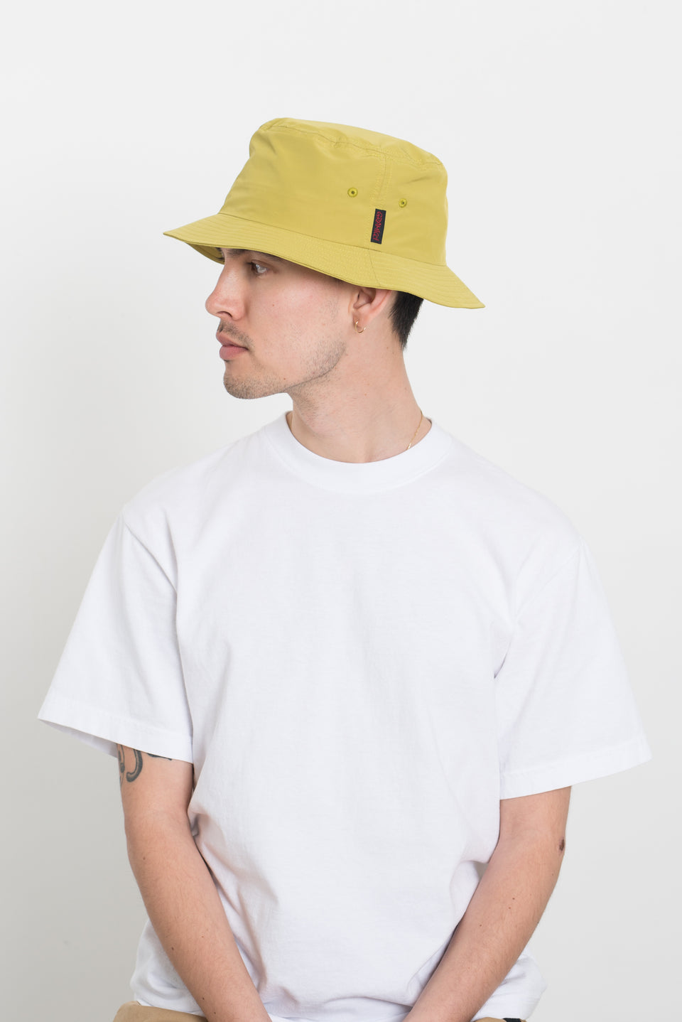 Gramicci Japan SS23 Shell Bucket Hat Foggy Lime Calculus Victoria BC Canada