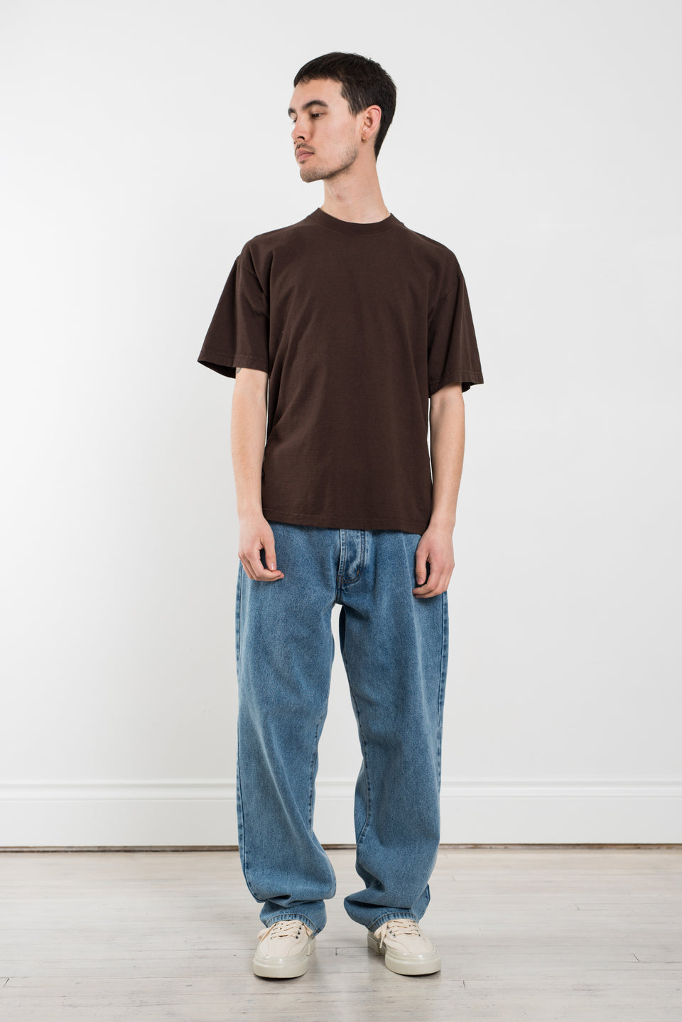 Calculuss Garment Dyed Tee Chocolate Brown Calculus Victoria BC Canada