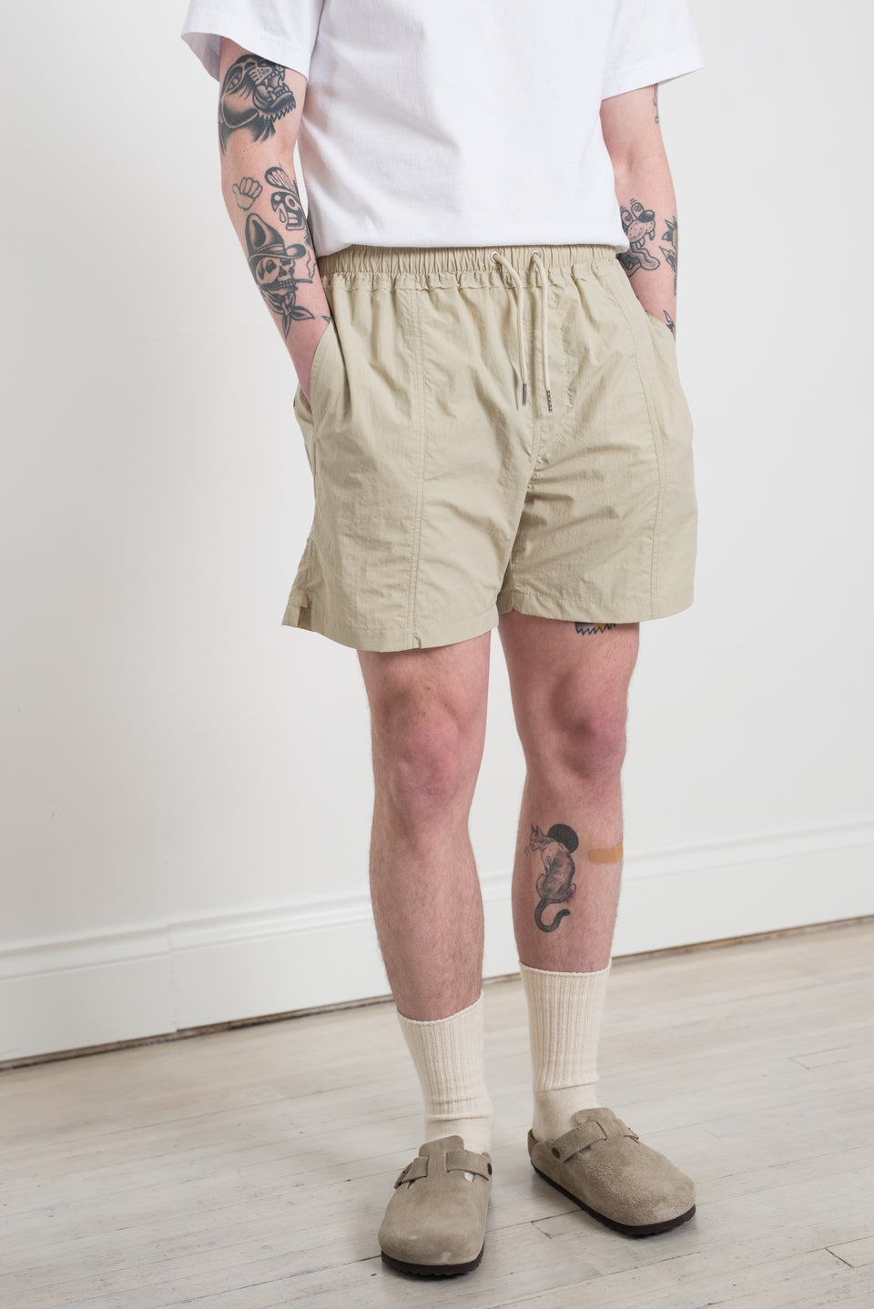 Motion Shorts Recycled Light Taupe